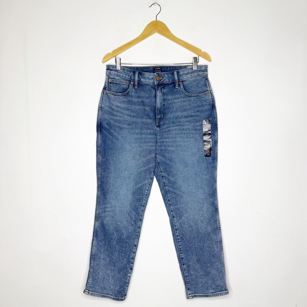 J. Crew Curvy Classic Vintage Classic Women's Jeans Straight Taper Size 30 NWT